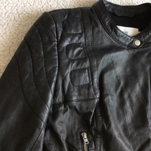 Closed Oakes leather moto jacket S - Picture 10 of 16